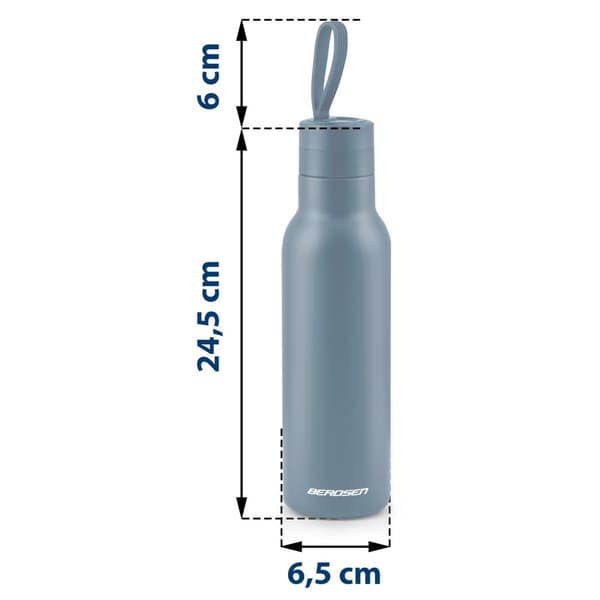 Vakuumkolbe 500 ml BD-787 marineblå