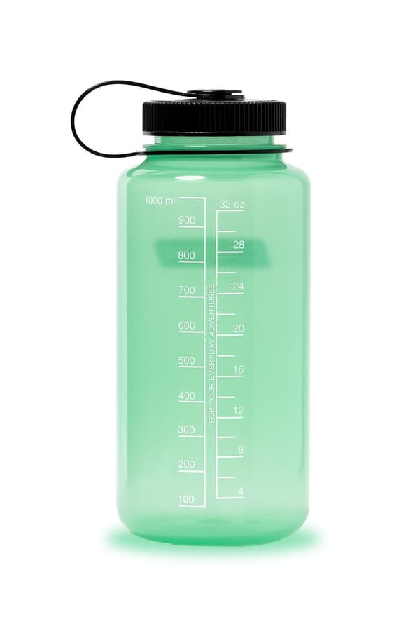 NALGENE WIDE MOUTH SUSTAIN 1L Glow Green, ljusabsorberande Nalgene
