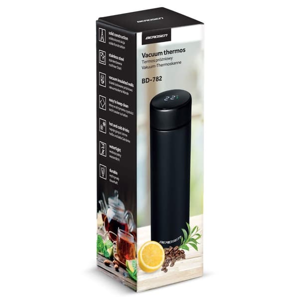 Vakuum termokande 420 ml BD-782 sort