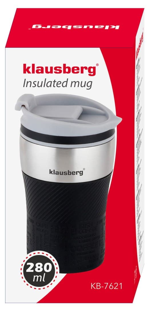 TERMISKRUS LILLE 280ML KLAUSBERG SORT KB-7621