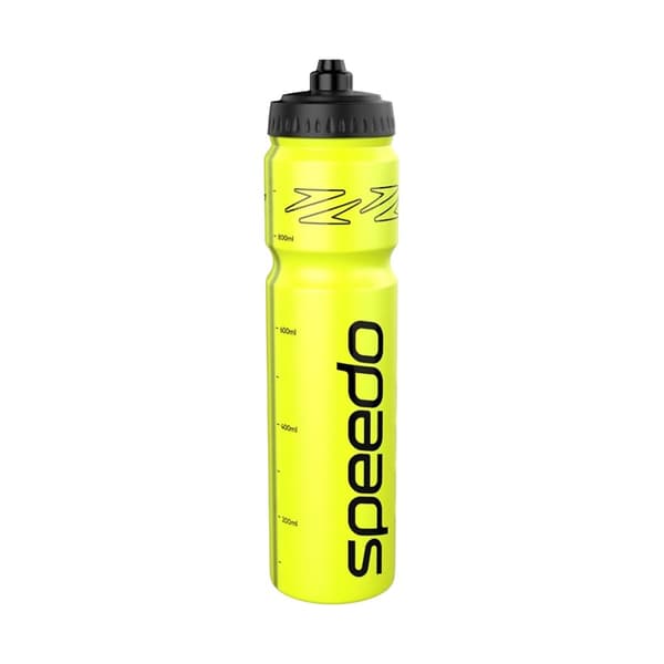 Speedo Logo 1000ml Water Bottle Yellow/White 1L