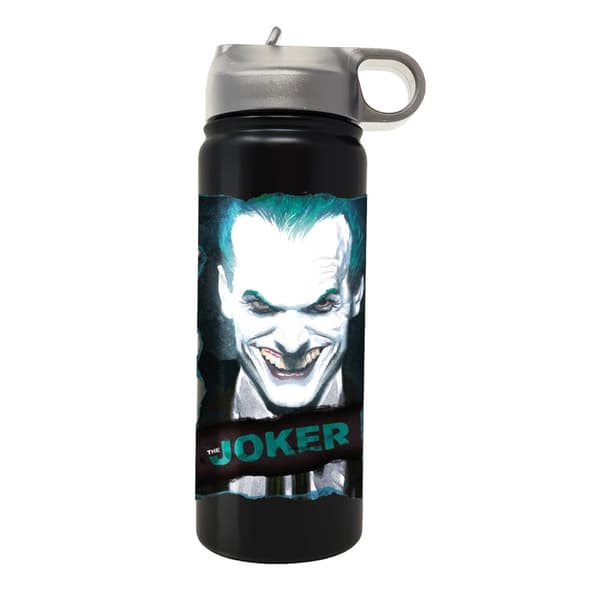 DC Comics Put On A Happy Face Villains Metal Water Bottle