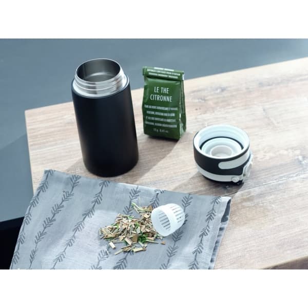 Leifheit 3243 Flip Isolerad kopp 350 ml Svart