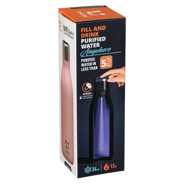 Asobu 500ml Uv-lys Termokande Rosa