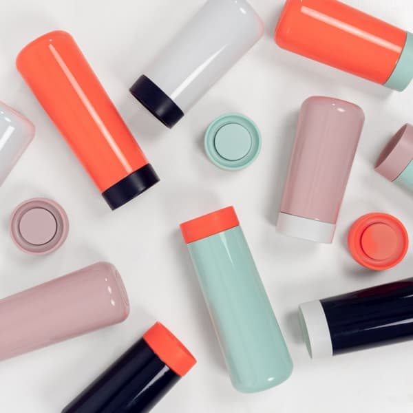 LL-Travel krus 350ml Coral/Indigo Travel