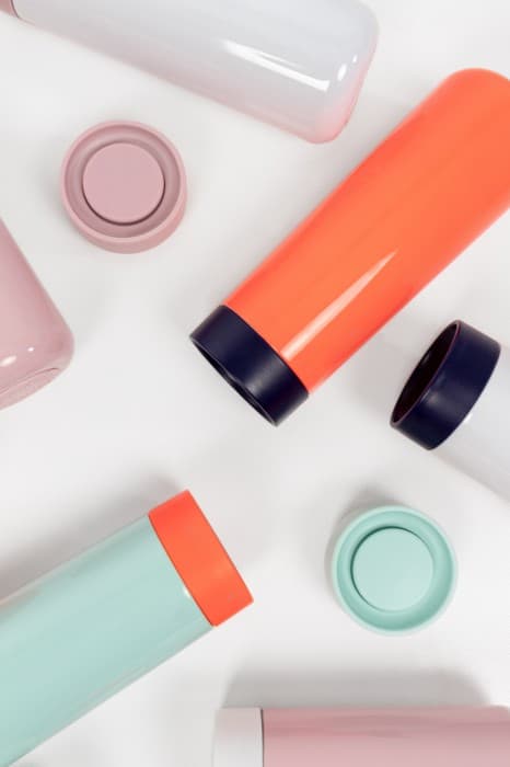LL-Travel mugg 350ml Mint/Coral Travel