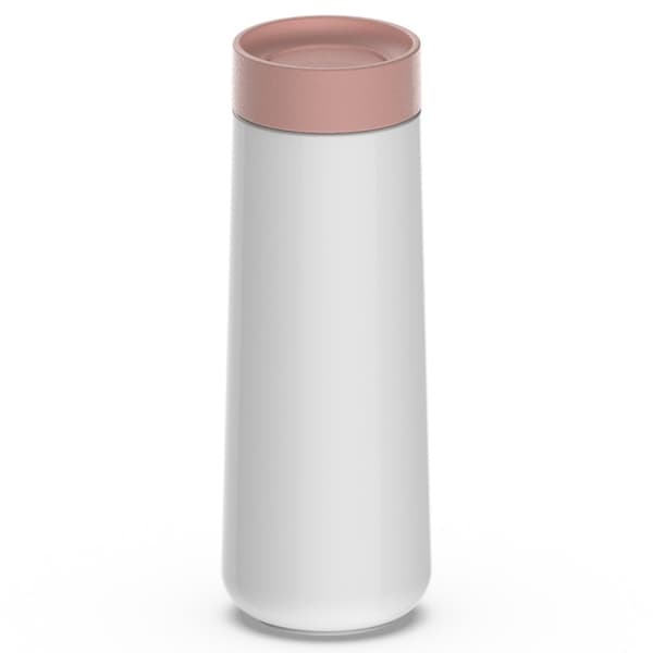 LL-Travel krus 350ml Hvid/Pink Travel