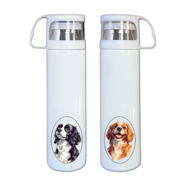 Børn Sød Tegneserie Cavalier King Charles Spaniel Hund Termokande