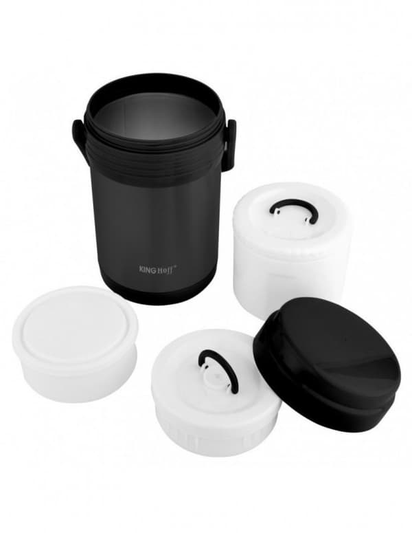 KINGHOFF DINNER THERMOS 1,5L + 3 BEHÅLLARE KH-1396