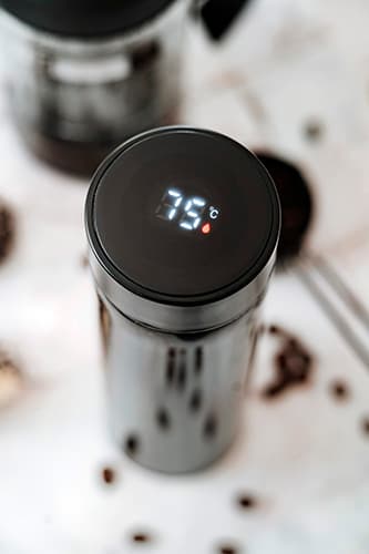 AD 4506 musta Thermos LED 473ml musta