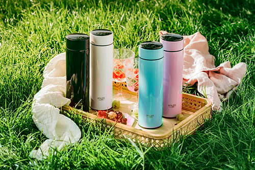AD 4506 musta Thermos LED 473ml musta