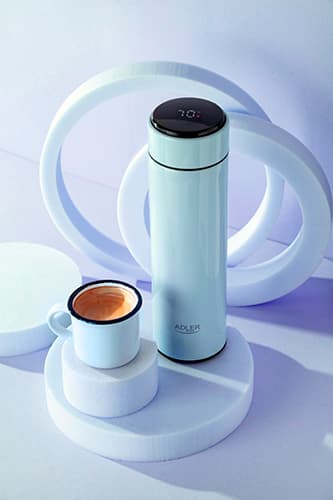 AD 4506 blå Termokande LED 473ml blå