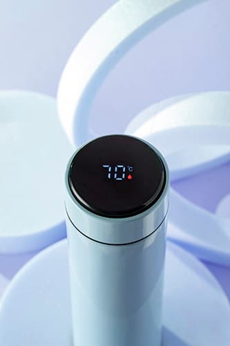AD 4506 blå Termokande LED 473ml blå