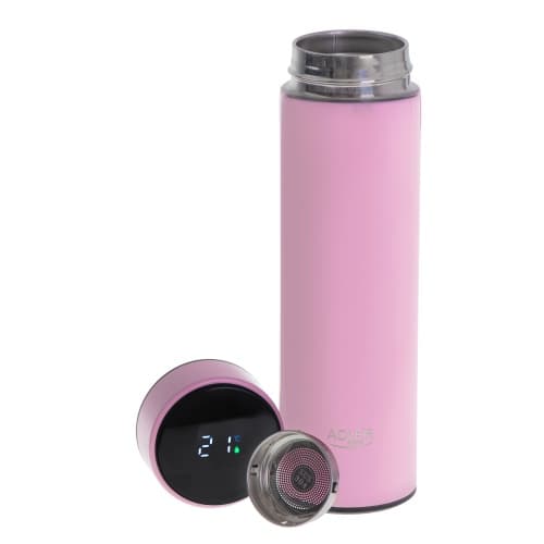 AD 4506 pink Thermos LED 473ml pinkki