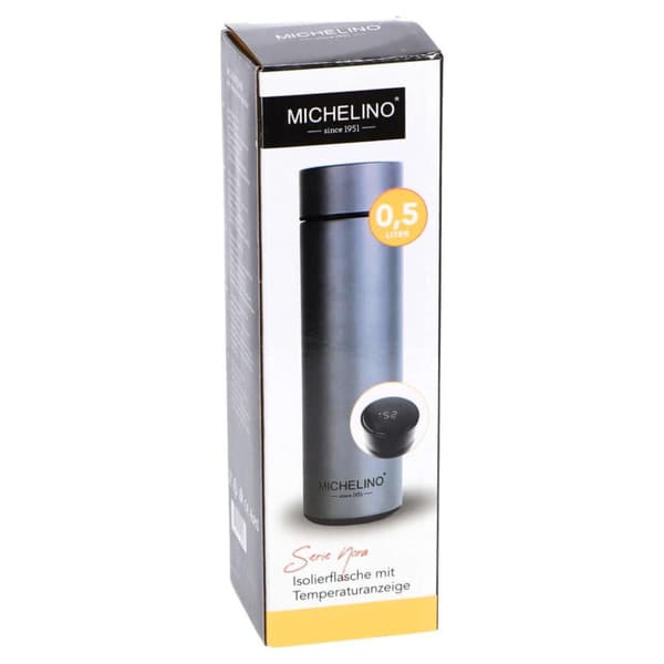 Michelino-lämpöpullo, jossa lämpötilan osoitin 0,5L