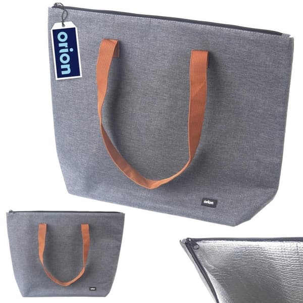 Shopper Thermal Bag Harmaa Solid Kestävä ORION 44 x 11 x 35 cm