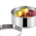Pikkukuva 3 / 5: TERÄKSINEN ILLALLINEN KOTELO RUOKAILLA 3X1.3L