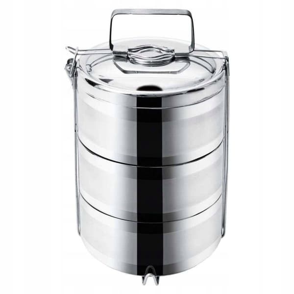 DINNER MANAGE STEEL THERMOS 3X1.1L 3 LEVELS