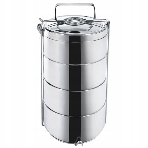 KAPACITET MIDDAGSBADE, STÅLTERMOKKER, 4 LAGER