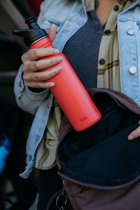 KLEAN KANTEEN 532 ML CLASSIC NARROW SPORT KORK Tiger Lily