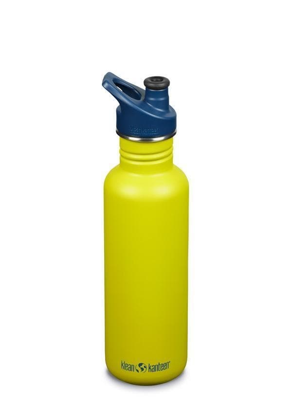 KLEAN KANTEEN 800 ML CLASSIC SPORT CAP Apple Green, vattenflaska rostfritt stål