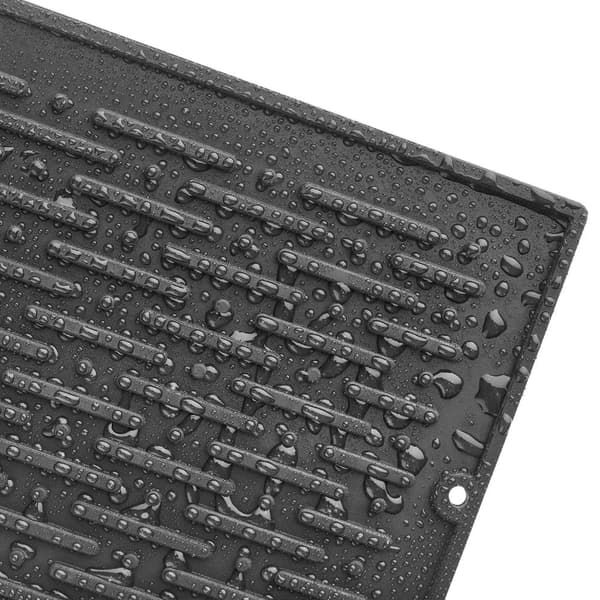 Flaskeholder Triso, til 3 flasker, med drypbakke - sort