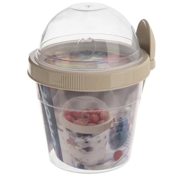KOPBEHOLDER 400 ml MED SKE TIL YOGHURT MUESLI SALAT 121783