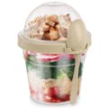 Miniatyrbillede 1 af 5: KOPBEHOLDER 400 ml MED SKE TIL YOGHURT MUESLI SALAT 121783