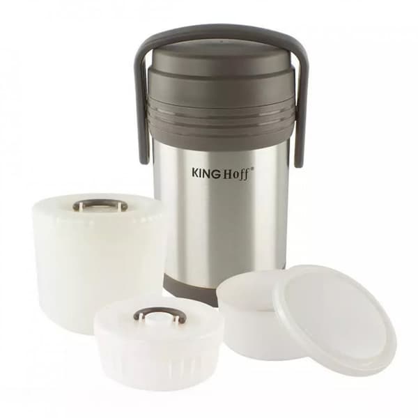 KINGHOFF LUNCH THERMOS 1,5L + 3 SÄILIÖTÄ KH-4075