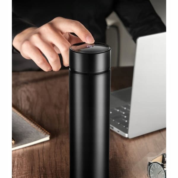 SMART TERMISK MUG TERMISK FLASKA LED 500ML FÖR BÄRBAR KAFFE TE