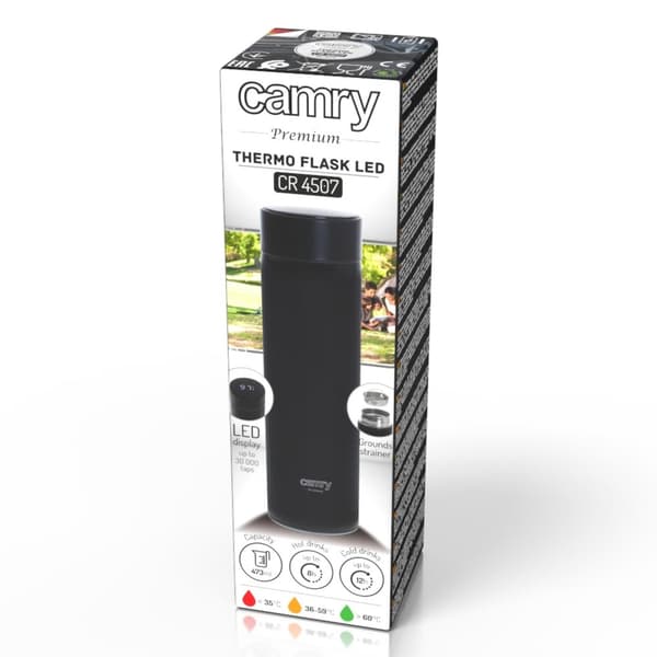 TERMOKRUS TERMOKUS 473ml CAMRY | CR4507BK