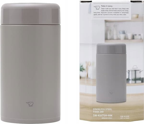 ZOJIRUSHI SW-KA75H-HM frokost termokande 750 ml grå