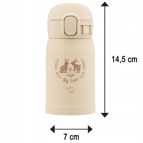 Thermo muki teelle ZOJIRUSHI SM-WP24-CM Beige 240ml Japani