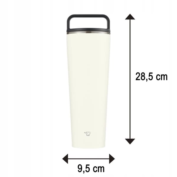 Termokrus til te med hank ZOJIRUSHI SX-LA89H-WM 890 ml Hvid