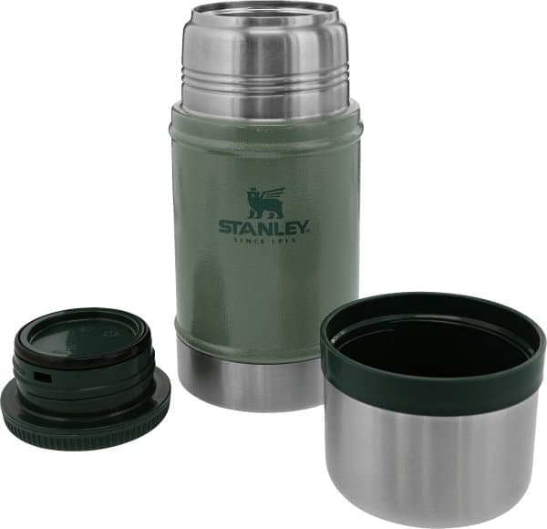 STANLEY THE LEGENDARY CLASSIC VACUUM FOOD JAR  0.7L HAMMERTONE GREEN, mattermos