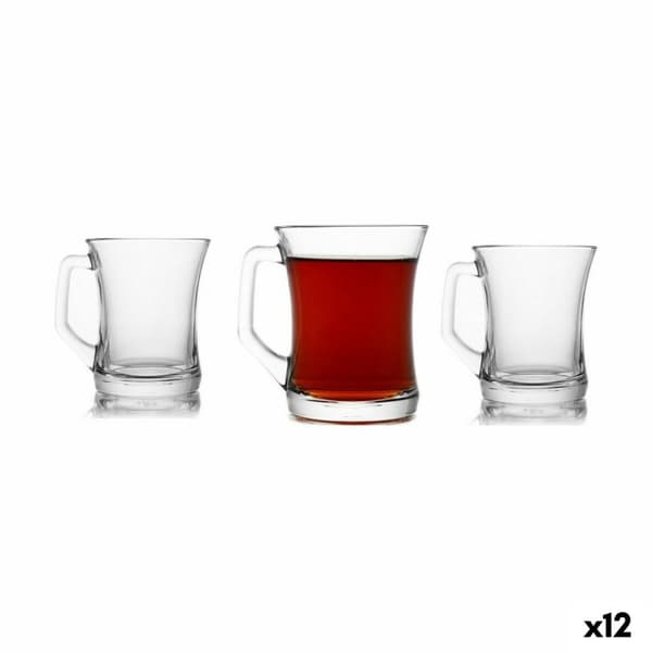 Set med kaffekoppar LAV Zen+ 225 ml 3 Delar (12 antal)