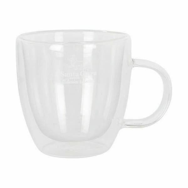 Koppset Santa Clara Borosilikatglas 150 ml Termisk 2 antal (2 Delar)