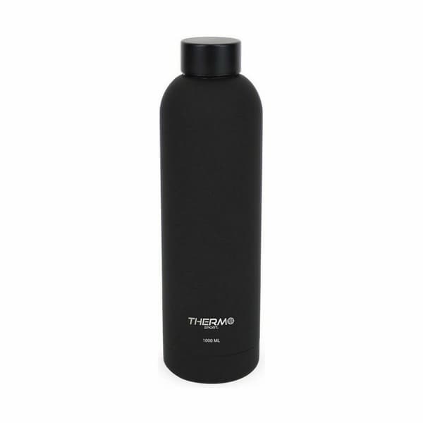 Termoflaskan ThermoSport Soft Touch Svart 1 L (6 antal)