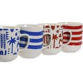 Miniatyrbild 2 av 3: Mugg Home ESPRIT Blå Röd Porslin Boho 380 ml (4 antal)