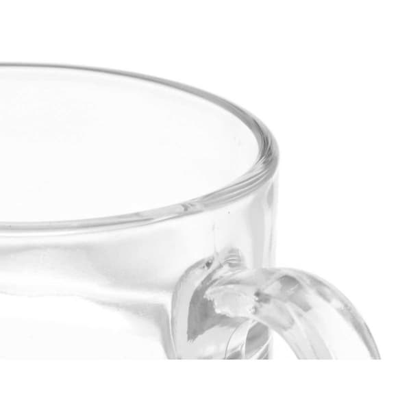 Set med kaffekoppar Vivalto Z908-4/BHA6 Transparent Glas 90 ml (6 antal)