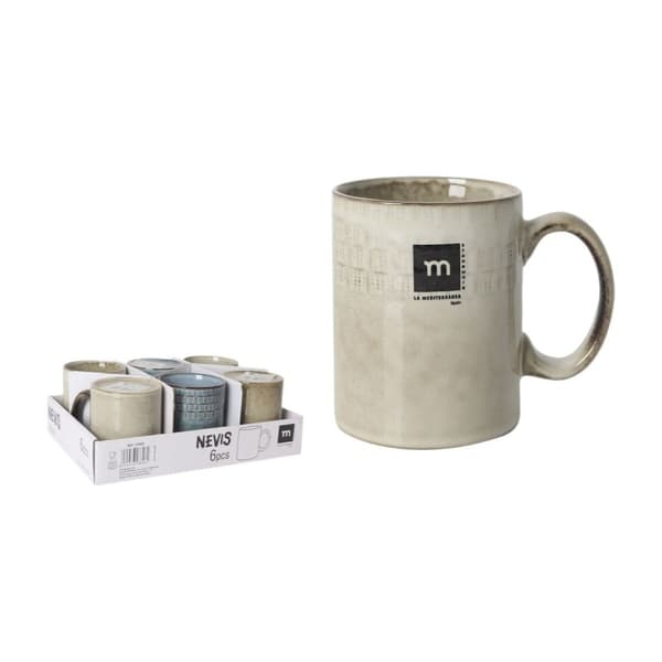 Mugg Inde Nevis Rektangulär 300 ml (24 antal)