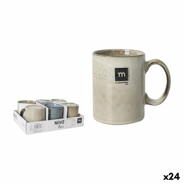Mugg Inde Nevis Rektangulär 300 ml (24 antal)