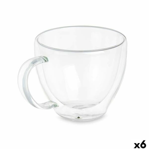 Te- och kaffekopp Vivalto OCT-DG2397 Transparent Borosilikatglas 140 ml (6 antal)