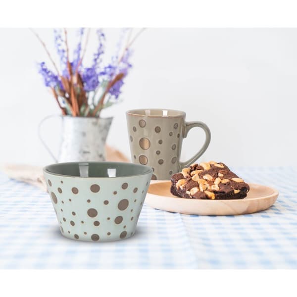 Te- och kaffekopp La Mediterránea 100 ml Måne (36 antal)