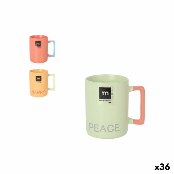 Te- och kaffekopp La Mediterránea Love & Peace 180 ml (36 antal)