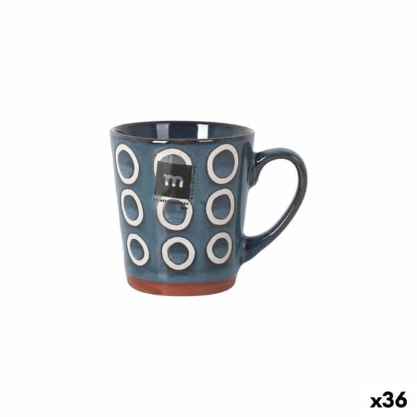 Mugg La Mediterránea Almudena Blå 200 ml (36 antal)