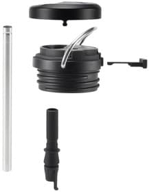 KLEAN KANTEEN TKWIDE TWIST CAP WITH STRAW KIT Black/Mix, TK Wide lock med sugrör