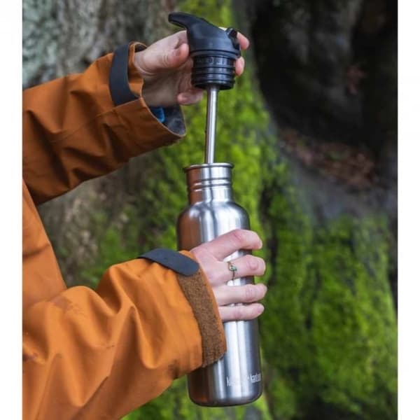 KLEAN KANTEEN FLIP SEAL SPORT CAP WITH STRAW, sportkork Klean Kanteen reservdel