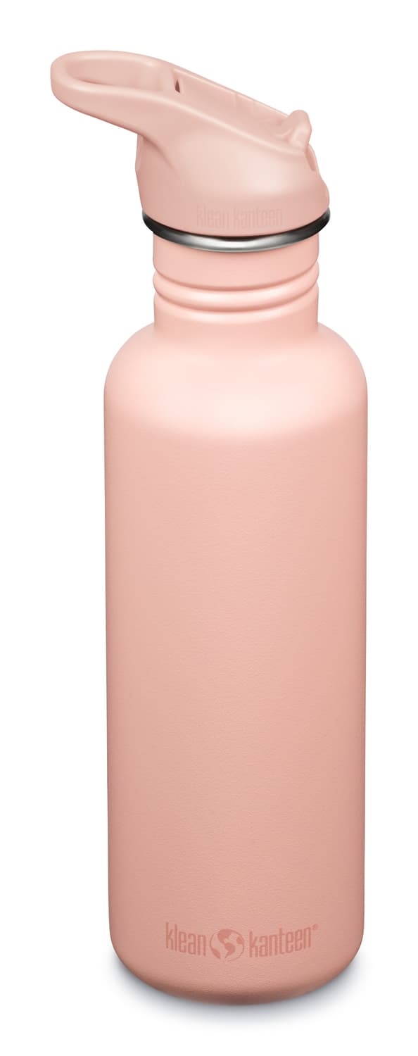 KLEAN KANTEEN CLASSIC 800 ML FLIP SEAL SPORT CAP Peach Perfait