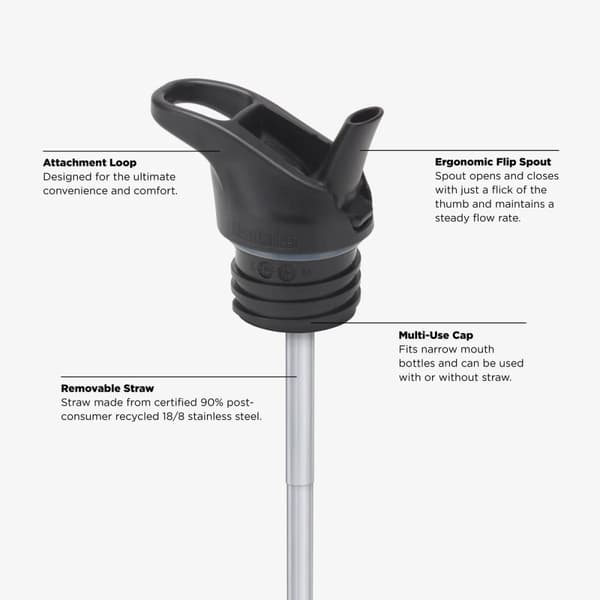 KLEAN KANTEEN CLASSIC NARROW 532 ML FLIP SEAL SPORT CAP Clear Sky